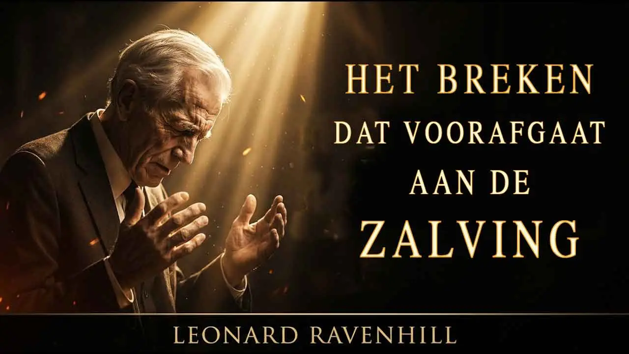 Het breken dat voorafgaat aan de zalving
